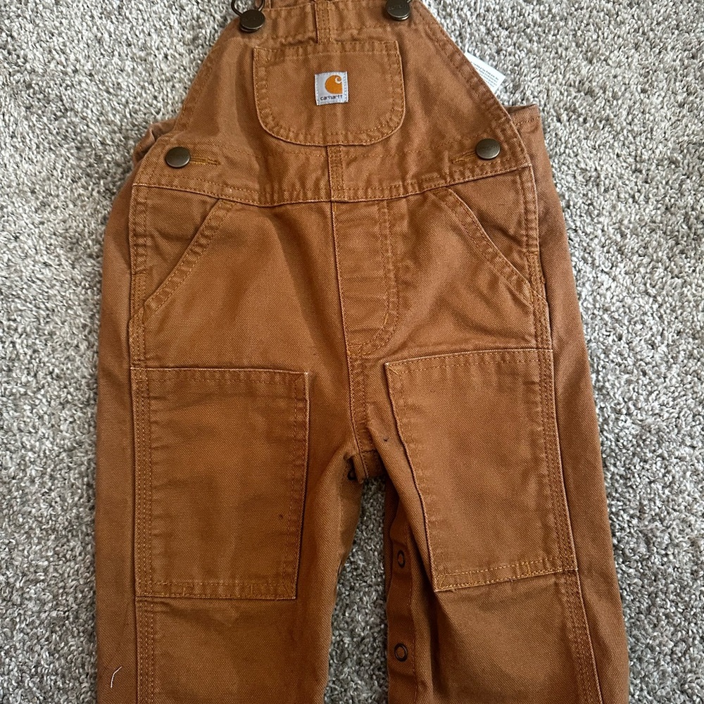 Carhartt Kids Brown Overalls